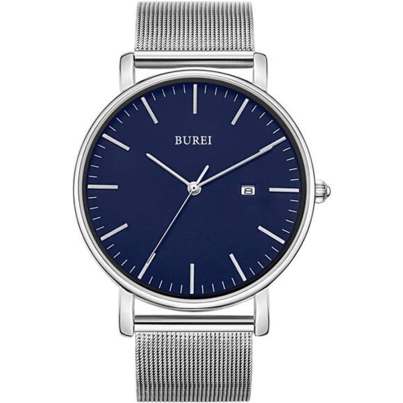 Men's Fashion Minimalist Wrist Watch All Black Waterproof Watches Simple